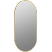 Kaiya 800 x 400mm Oblong Mirror - Brushed Brass