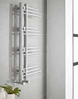 Kartell New York 906 x 500mm Designer Bathroom Radiator - Chrome