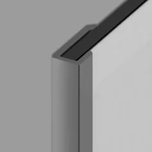 Kinewall End U Caps Silver Pair 