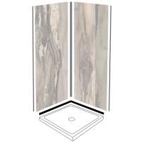 Multipanel Linda Barker Onyx Marble Shower Panels