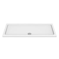 Kudos Kstone 1700 x 800mm Rectangular Anti-Slip Shower Tray - Central Waste