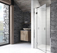 Kudos Pinnacle 8 1200mm Hinged Shower Door for Corner - Right Hand