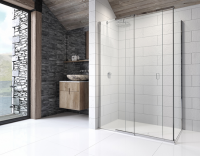 Kudos Pinnacle 8 1000mm Sliding Shower Door For Corner Installation