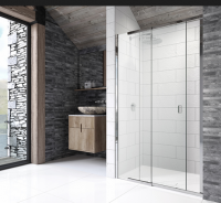 Kudos Pinnacle 8 1200mm Sliding Shower Door For Corner Installation