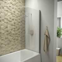 Scudo S6 Radius Corner Bath Shower Screen