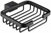 The White Space Soap Basket - Black