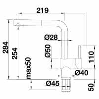 Abode Atlas Professional Chrome Kitchen Tap