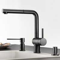 Rievaulx Copper Pull Out Kitchen Sink Mixer Tap