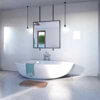 Wetwall Galaxy White Shower Panel