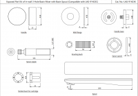 Shetland Wall Mounted Basin Mixer