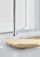 Lakes Classic 700mm White Pivot Shower Door