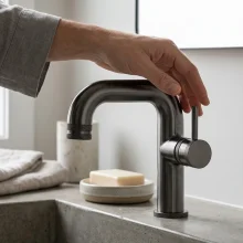 Lancia-Score-Gunmetal-Side-Lever-Basin-Mono-Tap-lifestyle1.webp