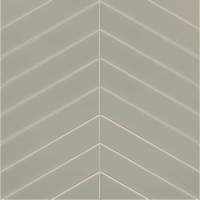 Light Grey Chevron Reflect Tile Wall Panels