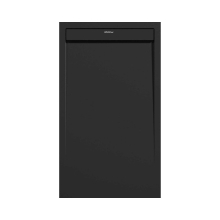 Lujo Lineal 1400 x 800mm Black Slate Shower Tray