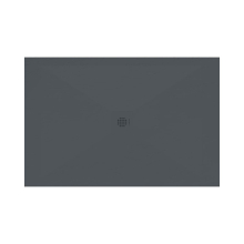 Lujo Stone Centro 1400 x 900mm Anthracite Slate Shower Tray - Cut to Size
