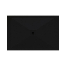 Lujo Stone Centro 1400 x 800mm Black Slate Shower Tray - Cut to Size