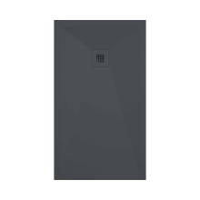 Lujo Stone Fin 1600 x 800mm Anthracite Slate Shower Tray - Cut to Size
