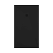 Lujo Stone Fin 1200 x 700mm Black Slate Shower Tray - Cut to Size