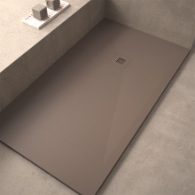 Lujo Stone Fin 1400 x 700mm Grey Slate Shower Tray - Cut To Size