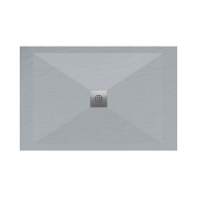 Lujo Stone 1500 x 800mm Grey Slate Shower Tray - Cut to Size
