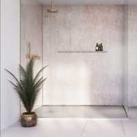 Wetwall Light Stone Shower Panel