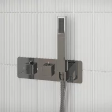 Artize Concealed Thermostatic Shower Valve With 2 way Diverter In Antique Copper