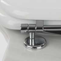 Moulded White Value Toilet Seat - Euroshowers