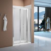 Nuie Pacific 1100mm Bi-Fold Shower Door