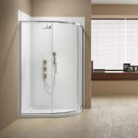 Merlyn Sublime Single Door Offset Quadrant Enclosure - 1200 x 900mm