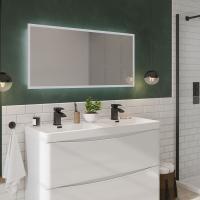 Scudo Mosca LED Bathroom Mirror with Shaver Socket - 600 x 800mm