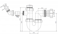 McAlpine 40mm Chrome Sink Waste