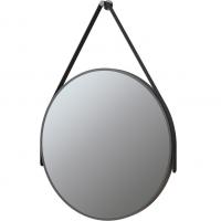 Mandarin 600mm Round Mirror - Matt Black