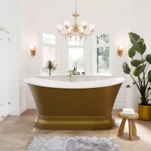 Beaufort Chesham 1524 x 813mm Matt Copper Freestanding Bath