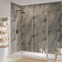 Beige Concrete M1 PVC Wetpanel Shower Board 2400 x 1000mm