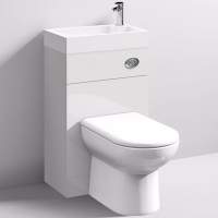 Venetian 600mm Toilet Unit - Pearl Grey Gloss