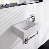 Villeroy & Boch Memento Cloakroom Basin & Towel Rail Offer Bundle