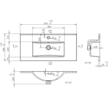 Merchtem 615mm Matt Pink Floor Standing Vanity Unit