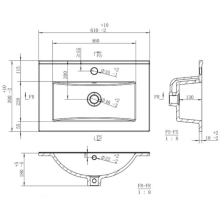 Scudo Empire 500 Matt Anthracite WC Unit