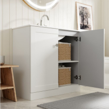 Scudo Classica 400 Charcoal Grey Side Cabinet