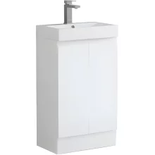 Mercia 490mm White Slim 2 Door Waterproof Vanity Unit