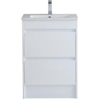 Mercia 600mm White 2 Drawer Waterproof Vanity Unit