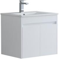 Lewis 1000mm White Slimline Basin & Toilet Combination Unit by Highlife
