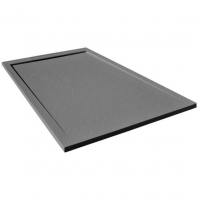 Giorgio Lux Graphite Slate Effect Shower Tray - 1700 x 800 - Concealed Waste