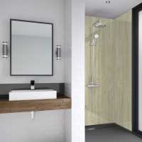 Durapanel Gloss Mocha 1200mm S/E Bathroom Wall Panel By JayLux