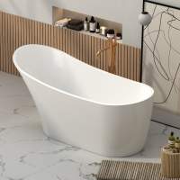 1680 x 730mm Monroe Freestanding Bath - Rubberduck Bathrooms 