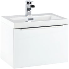 Scudo Muro 500 Gloss White Wall Hung Vanity