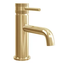 Scudo Core Brushed Brass Mono Basin Mixer Tap NU-003