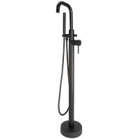 Scudo Core Freestanding Bath Shower Mixer Tap Black