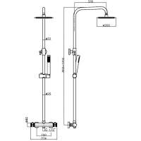 Triton Exe Lever Bar Mixer Shower - Low Pressure