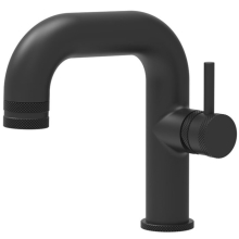 Scudo Core Matte Black Side Lever Basin Mono Tap